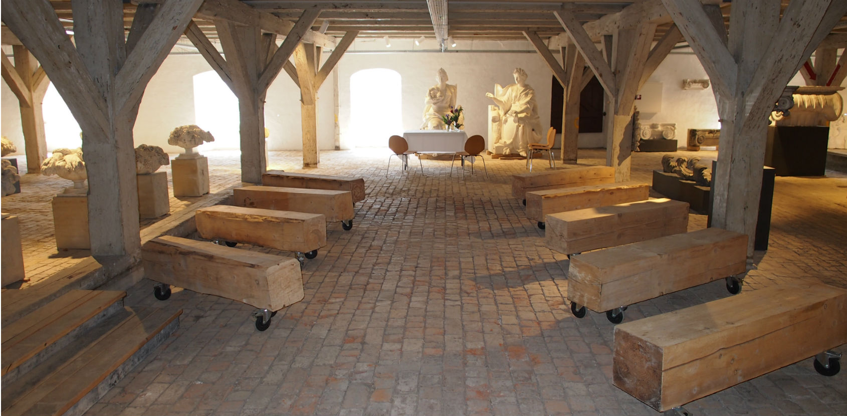 Få en borgerlig vielse i Christian 4. stemningsfulde Bryghus, Kongernes Lapidarium Borgerlig vielse i Bryghuset fotograf Anette Nielsen