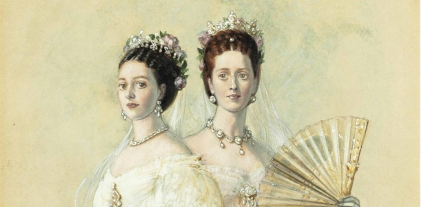 Fredensborgmaleriets festklædte verdensdamer Kejserinde Dagmars Kjole Nationalmuseet 1690 x 830