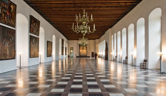 The Ballroom at Kronborg Castle. Photo: Finn Christoffersen