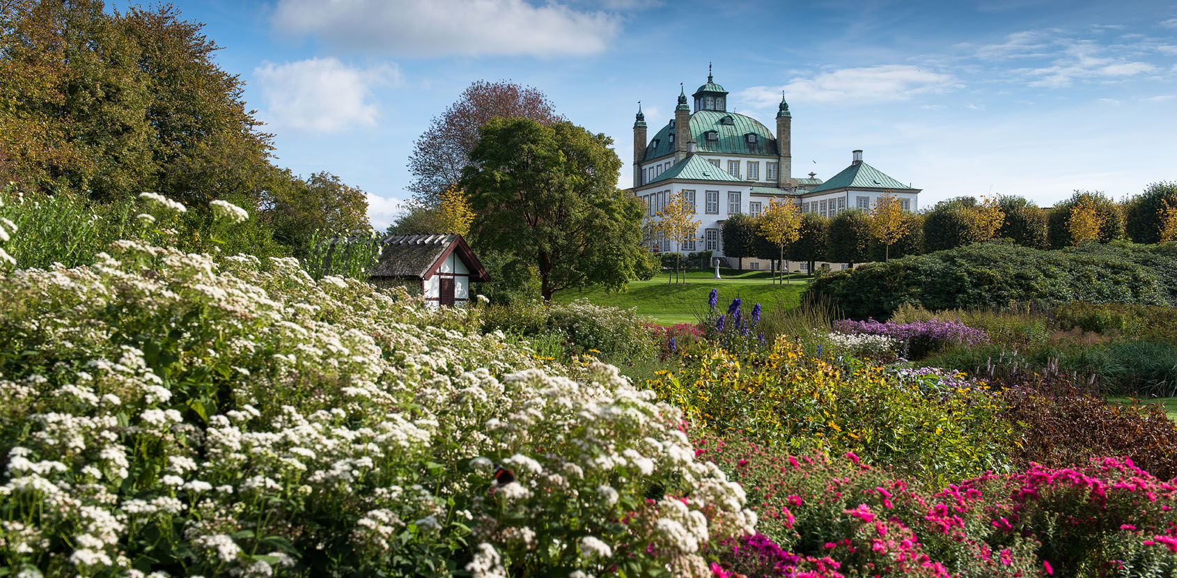 The Royal Family’s private garden at Fredensborg Palace. Photo: Thomas Rahbek